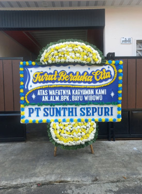 Papan Bunga Duka di Yamo