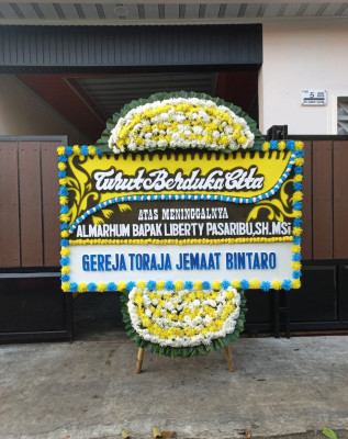 Papan Bunga Duka di Yamo