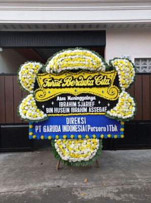 Papan Bunga Duka di Yamo
